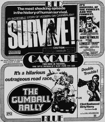 Cascade Drive-In Theatre - OLD AD FROM ROGER NEAD